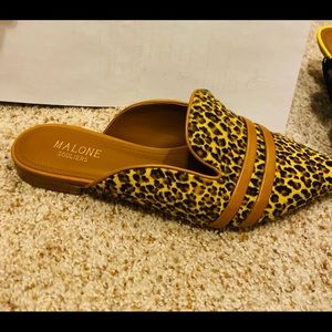 Malone Souliers hermione flat leopard
